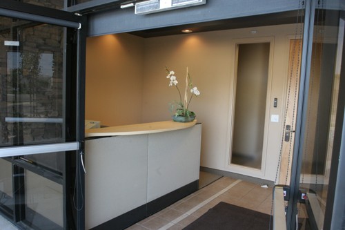 Reception area